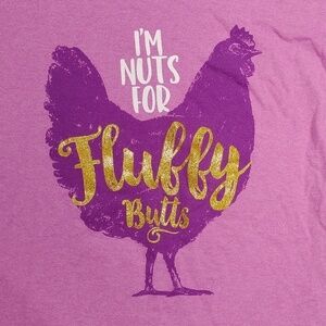 Fluffy butts unisex 2X t shirt